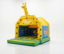 Hüpfburg Giraffe mieten – Safari-Action pur: Der Riese, den kein Kind übersieht!