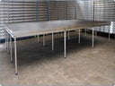 Bühne 6x4 m Nivtec-System 40 cm hoch (optional andere Höhen und mit Geländer und/oder Treppe)