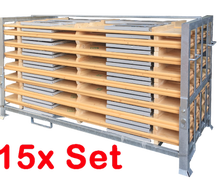 Bierzeltgarniturset 50 cm Gala 15er Set