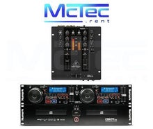 Gutes DJ Set Mischpult Doppel-CD-Player mit USB und Bluetooth
