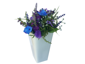 Blumenvase Porzellan 6er Set mieten – Miettisch, Eventtisch, Veranstaltungstisch, Partytisch