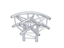 Globaltruss F34 3 Wege Ecke Rund mieten – Traversen