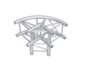 Globaltruss F34 3 Wege Ecke Rund mieten – Traversen