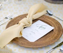 Platzteller mieten Rattan "Florenz" Tischset in Natur Braun für BOHO Dekoration Vintage, Verleih in 33647 Bielefeld