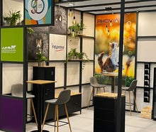 Exhibition Frames | flexibler Messebau | nachhaltiger Messestand | Ausstellungsfläche