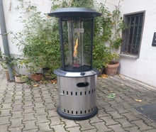 Gas Terrassenfeuer Vulcano Heizpilz Terrassenstrahler Gasofen