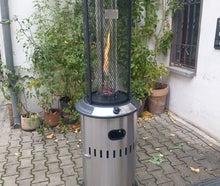 Gas Terrassenfeuer Vulcano Heizpilz Terrassenstrahler Gasofen