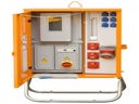 Baustrom-Anschlussschrank, Verteilerschrank, Baustromverteiler, Stromverteiler