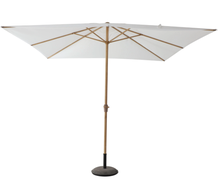 Sonnenschirm mit Ständer Ø 2.92 x 2.7 m weiß