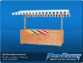 Buffet-Marktstand