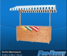 Buffet-Marktstand