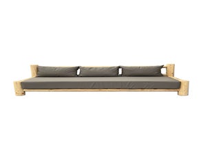 Massivholz Lounge Sofa  - Loungemöbel /  Lounge-Set /  Möbel /  Wedding Lounge /  Party Lounge / Möbel
