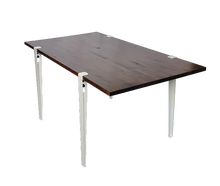 Dinnertisch Industrie Style weiß 170 x 90 cm