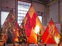 Weihnachtliche Kulissen, Weihnachten, Geschenk, Weihnachtsmann, Winter, Geschenkbox, Riesen, Groß