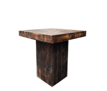 Woodlounge Bistrotisch Industrial mieten – Miettisch, Eventtisch, Veranstaltungstisch, Partytisch