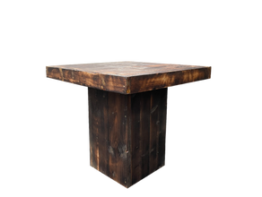 Woodlounge Bistrotisch Industrial mieten – Miettisch, Eventtisch, Veranstaltungstisch, Partytisch