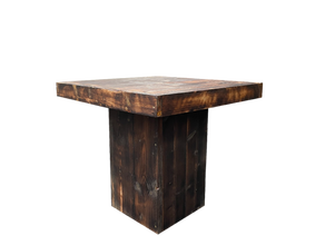 Woodlounge Bistrotisch Industrial mieten – Miettisch, Eventtisch, Veranstaltungstisch, Partytisch