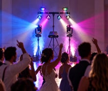Lichtanlage mieten ab 129 €: Lichtshow mit Moving Heads, Laser und Strobe ✓ DMX ✓ kautionsfrei