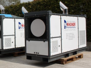 Mobile Heizzentrale 200 kW, Zeltheizung, Baustellenheizung
