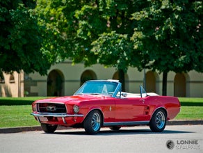 Oldtimer Ford Mustang  1967 Cabrio Rot Hochzeitsauto Mieten Ausfahrt