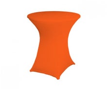 Stehtischhusse Stretchhusse Stehtischdecke orange