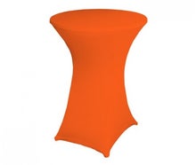 Stehtischhusse Stretchhusse Stehtischdecke orange