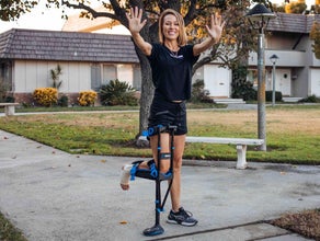 Die freihändige Kniekrücke iWalk3.0 für Verletzungen unterhalb des Knies