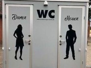 Toilettenwagen mit Tank autark