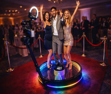 XXL 360 Grad Video Spinner Video-Booth Plattform 115cm Fotobox