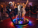 XXL 360 Grad Video Spinner Video-Booth Plattform 115cm Fotobox - Galerie - Bild 1