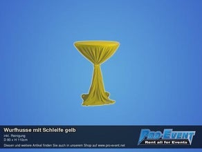Wurfhusse mit Schleife (versch. Farben)