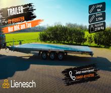 Autotransporter Trailer 6m