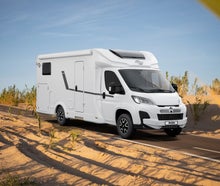 Carado T 338 RUDI Einzelb.AUTOM 2 Pers oder 4 Pers. Hubbett Schalter 6,96 m, Markise/Fahrradtr./Geschirr