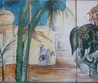 Orientalisches Märchen Kulissen, Aladin, Wunderlampe, Orient