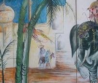 Orientalisches Märchen Kulissen, Aladin, Wunderlampe, Orient
