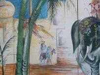 Orientalisches Märchen Kulissen, Aladin, Wunderlampe, Orient