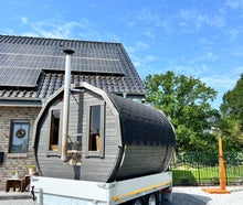 Saunafass #Mobile Sauna #JGA #Mein Saunamobil #Wellness an deinem Lieblingsplatz