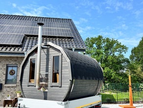 Saunafass #Mobile Sauna #JGA #Mein Saunamobil #Wellness an deinem Lieblingsplatz