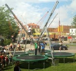 Bungee Trampolin für 4 Springer mieten