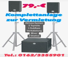 PA Anlage / Beschallungssystem / Musikanlage / HK Powerworks - Bluetooth