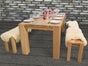 Esstisch / Holzgarnitur WOODI Esstischkombi - Galerie - Bild 3