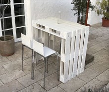 Paletten Stehtisch/Brückentisch (snow)