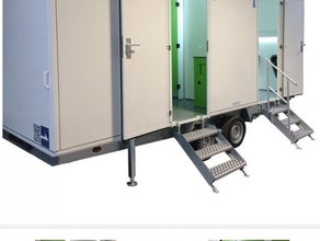 Toilettenwagen, Toi Wagen, WC Container, WC Anhänger, WC Wagen, VIP Toiletten, Veranstaltungstoilette, Toilettencontainer, Sanitär, Sanitäranlage, Sanitärwagen, Eventtoilette, Klowagen,mobile Toilette 520