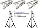 Traversensystem 6m mit Wind-up Stativen mieten - Galerie - Bild 1