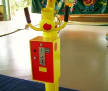 Softballanlage "Air-Joke" mit Zelt