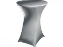 Stehtischhusse Stretchhusse Stehtischdecke silber-grau - Galerie - Bild 1