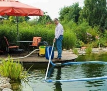 Teich-Schlammsauger, Ansaugleistung max. 15.000 l/h