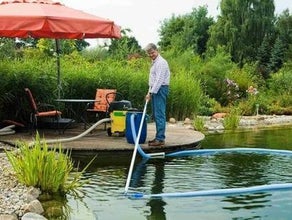 Teich-Schlammsauger, Ansaugleistung max. 20.000 l/h