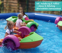 Boote fahren, Kurbelboote mit Pool (inkl. Anlieferung)