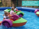 Boote fahren, Kurbelboote mit Pool (inkl. Anlieferung)